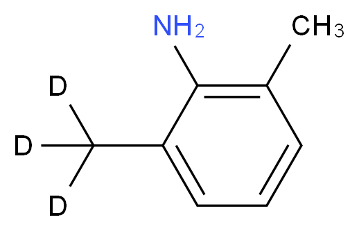 2-(<sup>2</sup>H<sub>3</sub>)methyl-6-methylaniline_分子结构_CAS_343272-28-6