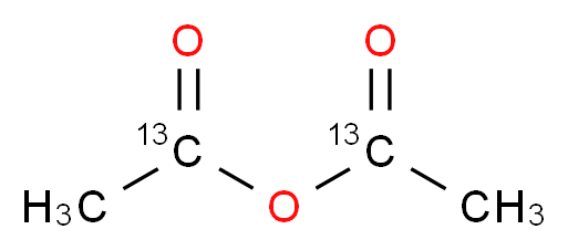 (1-<sup>1</sup><sup>3</sup>C)acetyl (1-<sup>1</sup><sup>3</sup>C)acetate_分子结构_CAS_90980-78-2