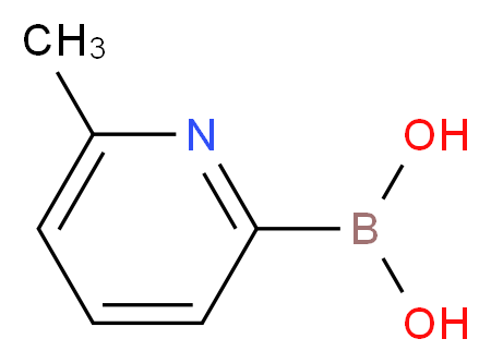 (6-methylpyridin-2-yl)boronic acid_分子结构_CAS_372963-50-3