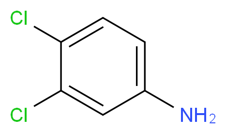 3,4-Dichloroaniline_分子结构_CAS_)