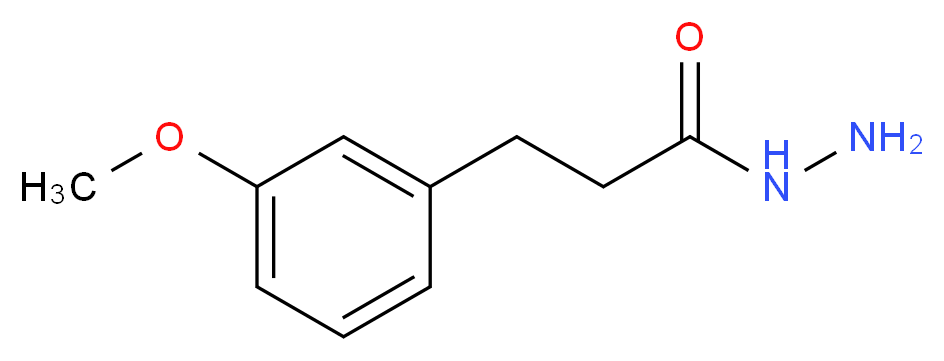 3-(3-Methoxyphenyl)propanohydrazide_分子结构_CAS_)