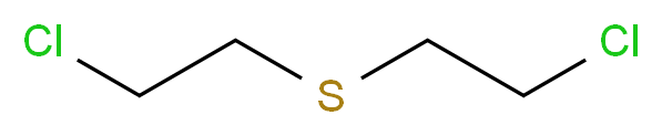 1-chloro-2-[(2-chloroethyl)sulfanyl]ethane_分子结构_CAS_505-60-2