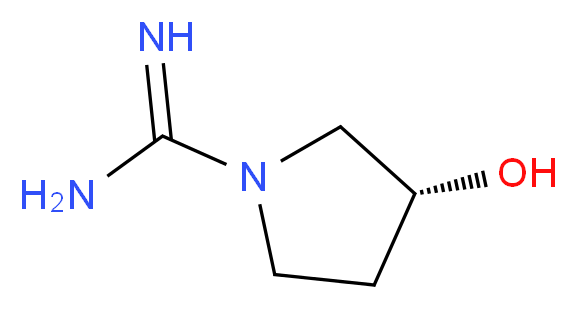 (R)-3-hydroxypyrrolidine-1-carboxamidine_分子结构_CAS_1056471-60-3)