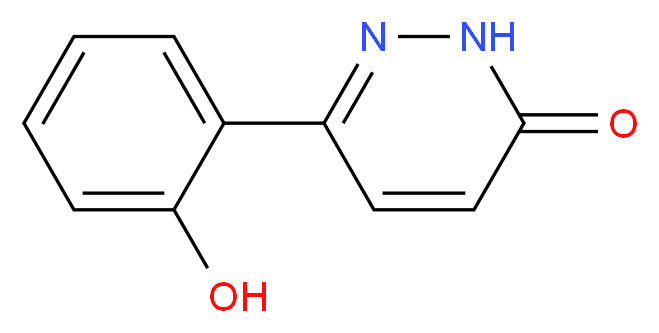 6-(2-羟基苯基)-哒嗪-3(2H)-酮_分子结构_CAS_62567-42-4)