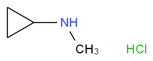 N-methylcyclopropanamine hydrochloride_分子结构_CAS_67376-94-7