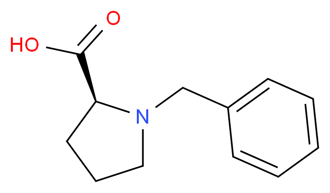 (2S)-1-Benzylpyrrolidine-2-carboxylic acid_分子结构_CAS_31795-93-4)