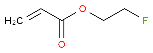 2-Fluoroethyl acrylate 97%_分子结构_CAS_141680-53-7)