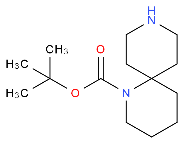 1,9-Diazaspiro[5.5]undecane-1-carboxylic acid tert-butyl ester_分子结构_CAS_1158750-00-5)