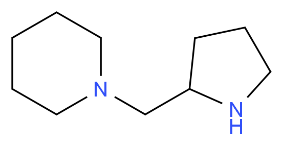 1-(PYRROLIDIN-2-YLMETHYL)PIPERIDINE_分子结构_CAS_112906-37-3)