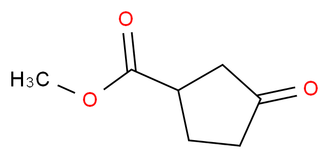 Methyl 3-oxocyclopentanecarboxylate_分子结构_CAS_32811-75-9)