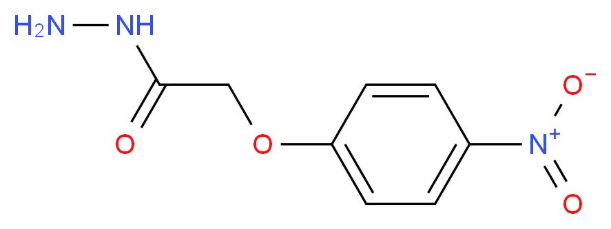 2-(4-Nitrophenoxy)acetohydrazide_分子结构_CAS_)