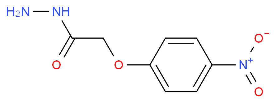 4-Nitrophenoxyacetic acid hydrazide 98%_分子结构_CAS_75129-74-7)