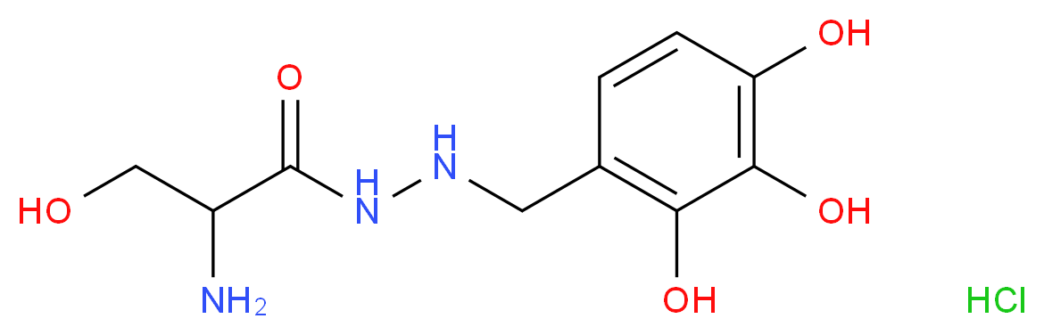 Benserazide hydrochloride_分子结构_CAS_14919-77-8)