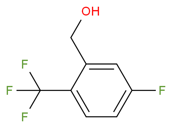 [5-fluoro-2-(trifluoromethyl)phenyl]methanol_分子结构_CAS_238742-82-0