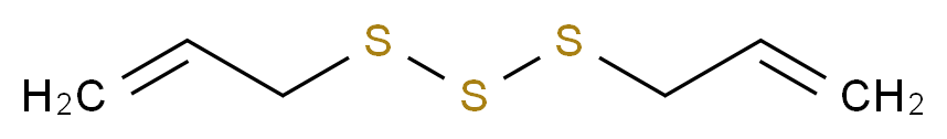 bis(prop-2-en-1-yl)trisulfane_分子结构_CAS_2050-87-5