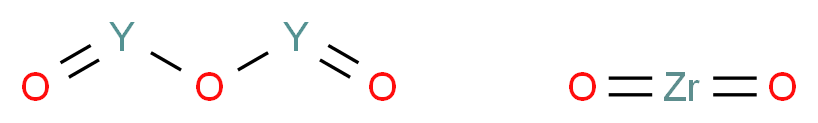 dioxozirconium; oxo[(oxoyttrio)oxy]yttrium_分子结构_CAS_308076-80-4