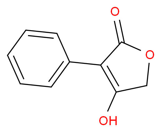 4-hydroxy-3-phenyl-2,5-dihydrofuran-2-one_分子结构_CAS_23782-85-6