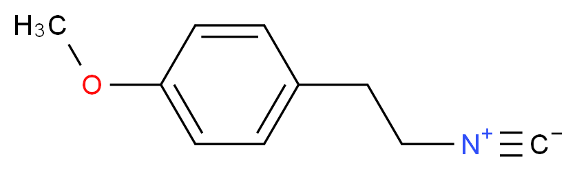 1-(2-isocyanoethyl)-4-methoxybenzene_分子结构_CAS_112057-91-7