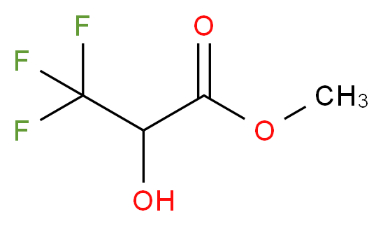 methyl 3,3,3-trifluoro-2-hydroxypropanoate_分子结构_CAS_93496-85-6