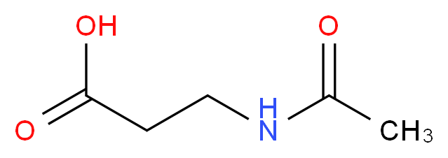 N-乙酰-β-丙胺酸_分子结构_CAS_3025-95-4)