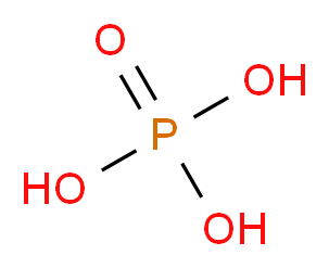 磷酸 溶液_分子结构_CAS_7664-38-2)