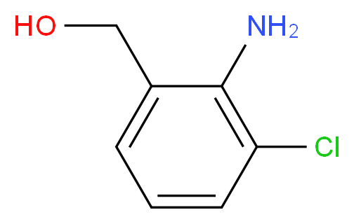 (2-amino-3-chlorophenyl)methanol_分子结构_CAS_61487-25-0