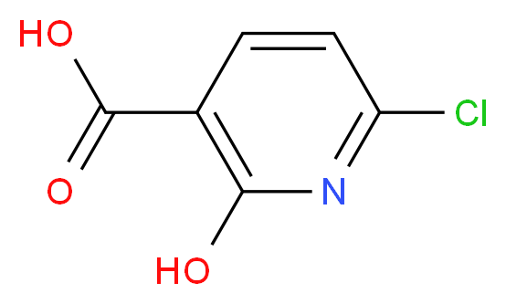 6-Chloro-2-hydroxynicotinic acid_分子结构_CAS_38076-76-5)