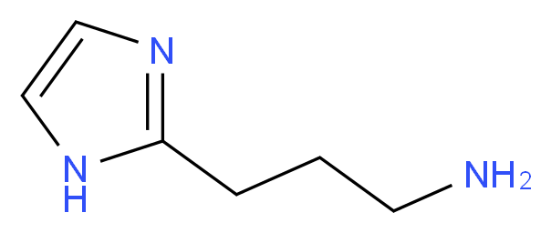 3-(1H-imidazol-2-yl)propan-1-amine_分子结构_CAS_41306-56-3