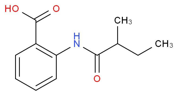 2-(2-methylbutanamido)benzoic acid_分子结构_CAS_713493-20-0