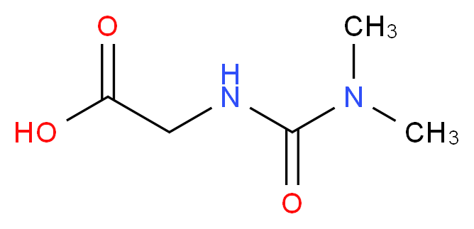 2-[(dimethylcarbamoyl)amino]acetic acid_分子结构_CAS_1060817-29-9