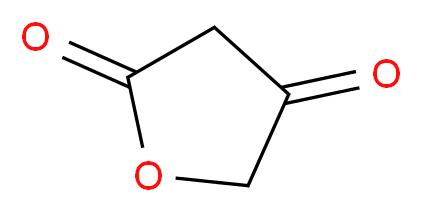 4-羟乙酰乙酸内酯_分子结构_CAS_4971-56-6)