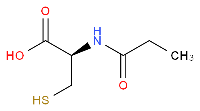 (2R)-2-propanamido-3-sulfanylpropanoic acid_分子结构_CAS_2885-79-2