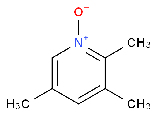 2,3,5-trimethylpyridin-1-ium-1-olate_分子结构_CAS_74409-42-0