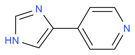 4-(1H-imidazol-4-yl)pyridine_分子结构_CAS_51746-87-3