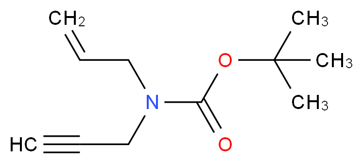 tert-Butyl allyl(prop-2-yn-1-yl)carbamate_分子结构_CAS_147528-20-9)