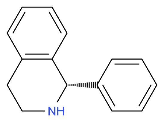 (1S)-1-phenyl-1,2,3,4-tetrahydroisoquinoline_分子结构_CAS_118864-75-8