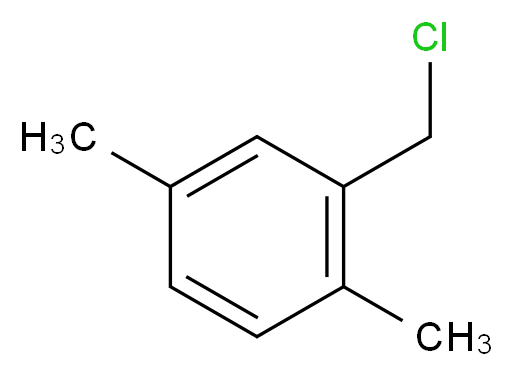 2,5-Dimethylbenzyl chloride_分子结构_CAS_824-45-3)