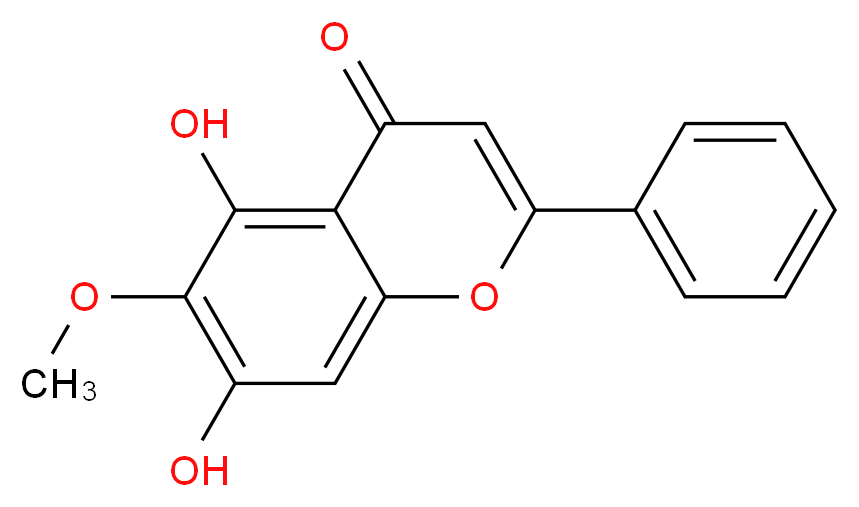 Oroxylin A_分子结构_CAS_480-11-5)