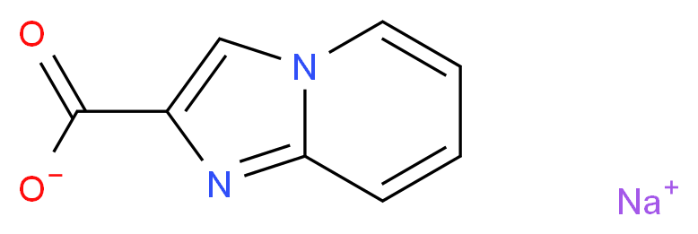 sodium imidazo[1,2-a]pyridine-2-carboxylate 0.5 hydrate_分子结构_CAS_64951-08-2)