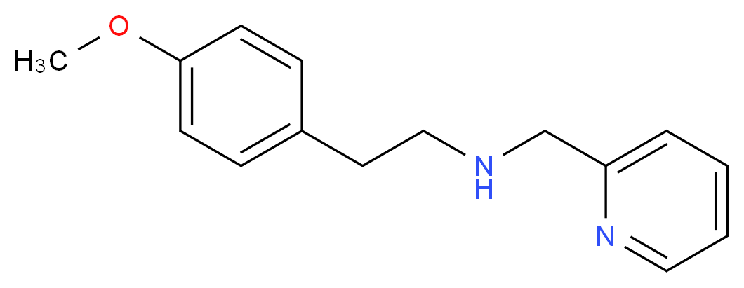 2-(4-methoxyphenyl)-N-(pyridin-2-ylmethyl)ethanamine_分子结构_CAS_355382-90-0)