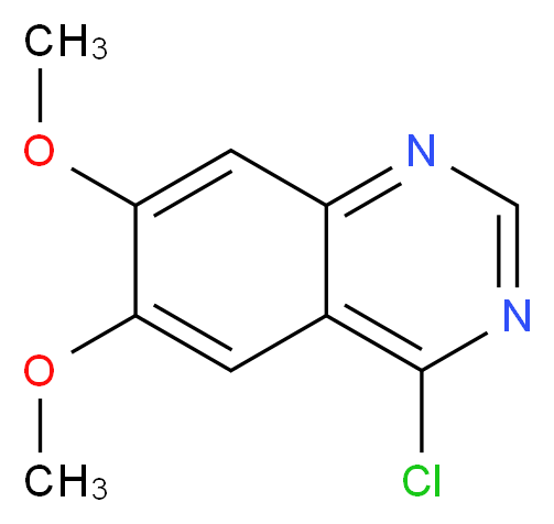 4-Chloro-6,7-dimethoxyquinazoline_分子结构_CAS_13790-39-1)