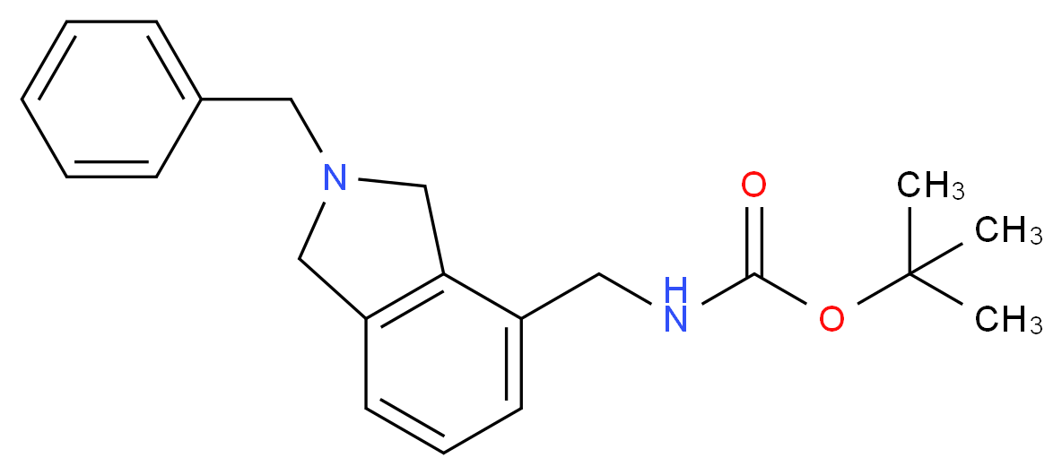 N-Boc-(2-Benzylisoindolin-4-yl)methanamine_分子结构_CAS_127169-00-0)