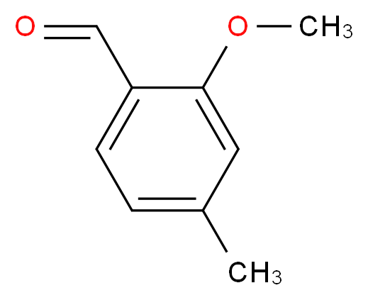 2-methoxy-4-methylbenzaldehyde_分子结构_CAS_)