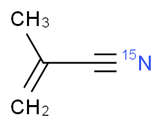 Methacrylonitrile-15N _分子结构_CAS_204523-22-8)