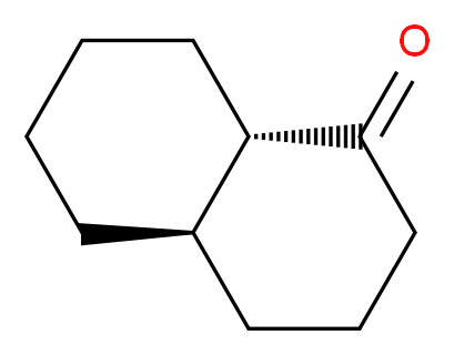 (4aR,8aS)-decahydronaphthalen-1-one_分子结构_CAS_21370-71-8