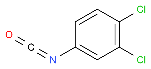 3,4-二氯苯异氰酸酯_分子结构_CAS_102-36-3)