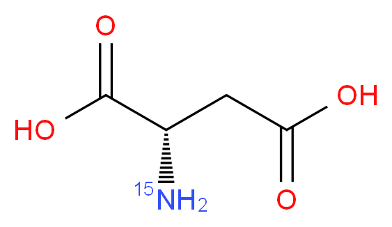 L-天冬氨酸-15N,2,3,3-d3_分子结构_CAS_1308264-52-9)