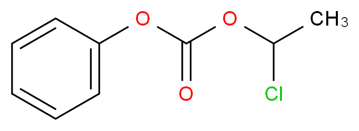 1-chloroethyl phenyl carbonate_分子结构_CAS_50972-20-8