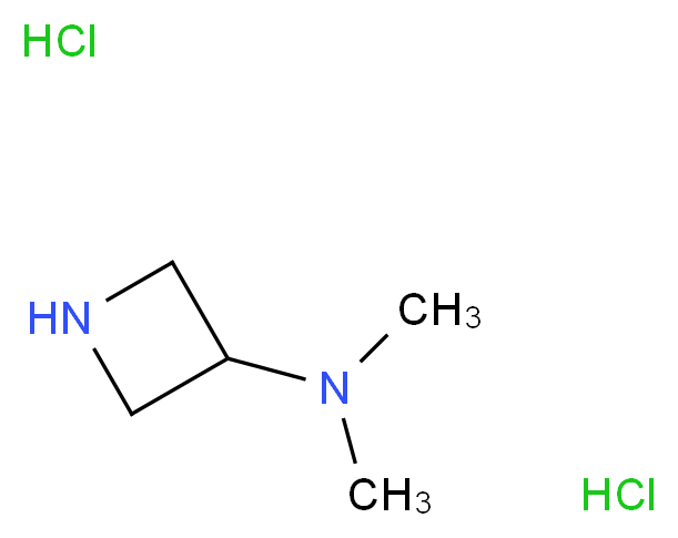 N,N-Dimethyl-3-azetidinamine dihydrochloride_分子结构_CAS_124668-49-1)