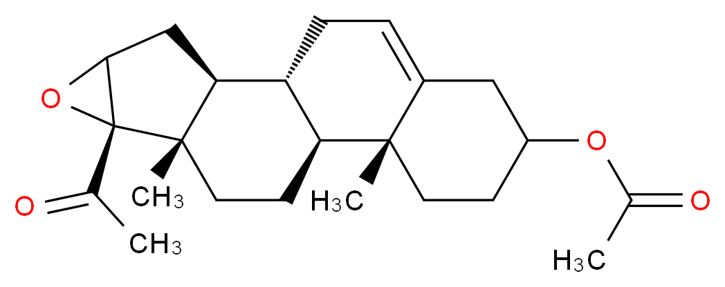 3b-Acetoxy-16a,17-epoxypregn-5-en-20-one_分子结构_CAS_34209-81-9)